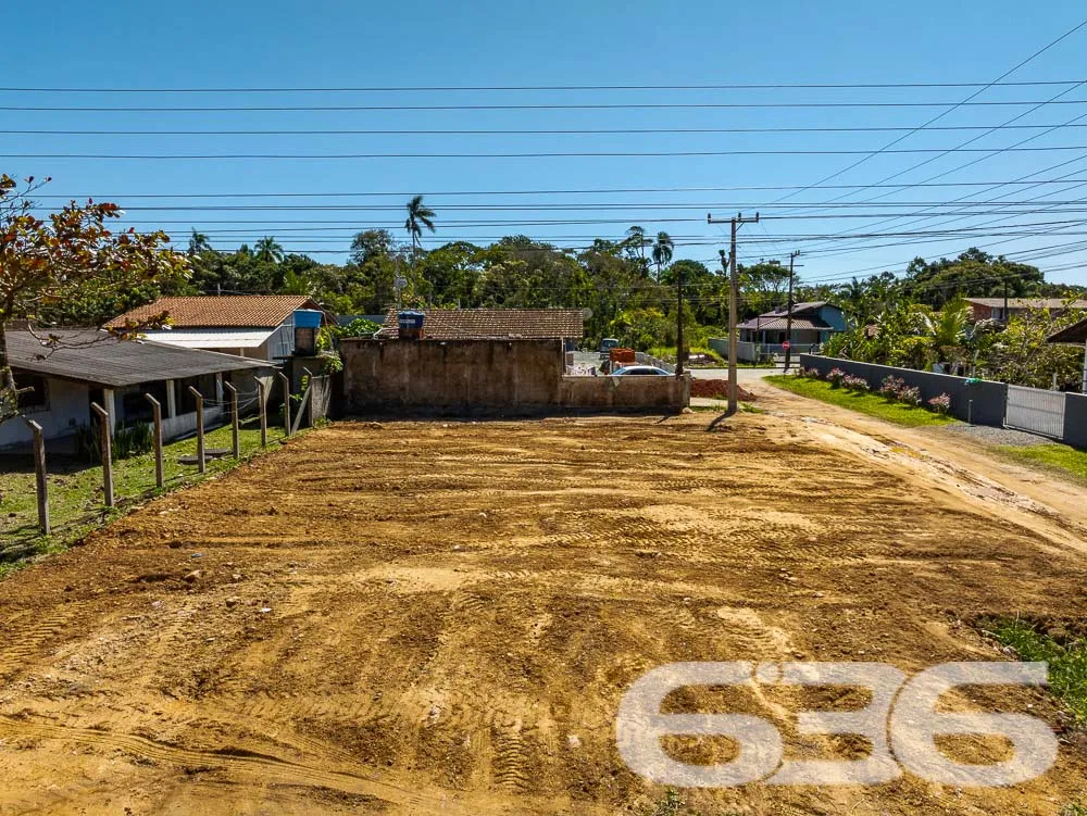 O terreno em Balneário Barra do Sul, no bairro Cos