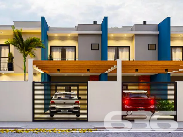 Sobrado novo com 2 suítes à venda em São Francisco