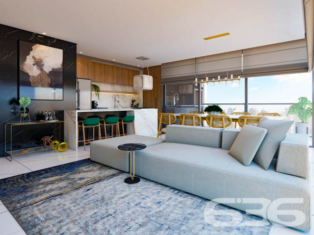 APARTAMENTO COM 3 SUÍTES, NO BAIRRO AMÉRICA, EM JOINVILLE
Serão 168 m² de área total e 141 m² de área privativa de um belíssimo apartamento de ótimo padrão de construção e excelentes acabamentos. O apartamento será finamente decorado, com requinte e bom gosto, proporcionando uma atmosfera exuberante no ambiente.
Composto de cômodos amplos e confortáveis, sendo 3 suítes, sala de estar, cozinha, ampla sacada com churrasqueira, área de serviço, lavabo e 3 banheiros.
Viva com exclusividade sem deixar de lado seu bem-estar. O imóvel está sendo feito para você que gosta de desfrutar as mais diversas opções de lazer e de entretenimento todos os dias no aconchego do seu lar ou bem próximo a ele.
O condomínio contará com ampla área de lazer com piscina, salão de festas decorado e equipado, espaço de convivência na cobertura, espaço pet, sala home office e muito mais.
Empreendimento terá ainda diferenciais que encantam, como fachada moderna com jardim, hall de entrada decorado, portaria eletrônica, elevador e 2 vagas de garagem cobertas.
Em localização privilegiada do bairro América, zona nobre da cidade, com fácil acesso aos bairros da região, próximo de mercados, escolas, farmácias e outros serviços de grande utilidade, há cerca de 5 minutos do centro da cidade.
Consulte um de nossos corretores e saiba mais sobre esse maravilhoso apartamento, quem sabe não seja o seu novo lar.
Esperamos por você!
Fale conosco:
IMOBILIÁRIA 636
Telefone: (47) 3451-0636
WhatsApp: (47) 99190-0636