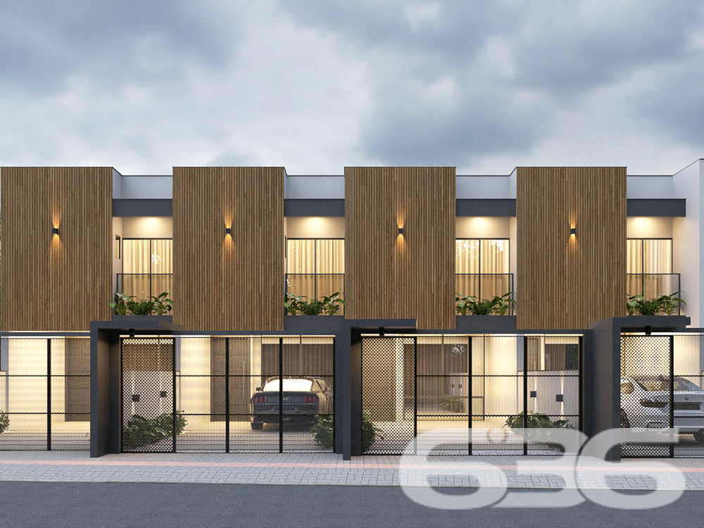 SOBRADO COM SUÍTE MASTER + 2 DORMITÓRIOS NO BAIRRO IRIRIÚ

Prepare-se para viver em um imóvel que é a personificação do conforto e da elegância. Com uma área privativa de 106,77m², este geminado em construção no bairro Iririú em Joinville é um investimento para o futuro. Com entrega prevista para maio de 2025, o imóvel oferece uma suíte MASTER, dois dormitórios adicionais, e uma série de comodidades que vão elevar seu padrão de vida.

DETALHES QUE ENCANTAM:
O imóvel conta com uma sala de estar e jantar integradas, perfeitas para receber amigos e familiares. A cozinha conjugada com a copa é um espaço de puro charme e funcionalidade. Para os amantes de um bom churrasco, a churrasqueira é um convite para momentos inesquecíveis. A suíte MASTER com sacada oferece um refúgio particular, enquanto os outros dois dormitórios garantem o conforto de todos.

LOCALIZAÇÃO PRIVILEGIADA:
Situado no bairro Iririú, o imóvel está de frente para a Rua Presidente Kennedy, oferecendo fácil acesso a diversas comodidades e serviços. A região é conhecida por sua infraestrutura completa, tornando sua vida mais prática e agradável.

ESCOLHA A 636 NEGÓCIOS IMOBILIÁRIOS:
Com mais de 30 anos de experiência, a 636 Negócios Imobiliários é sinônimo de confiança e eficiência. Para mais informações, entre em contato conosco.
Telefone: (47) 3451-0636
WhatsApp: (47) 99190-0636